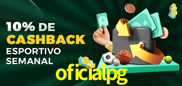 10% de bônus de cashback na oficialpg